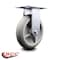 Service Caster 8 Inch Heavy Duty Thermoplastic Rubber Rigid Caster with Roller Bearing SCC SCC-35R820-TPRRD - alternate 2